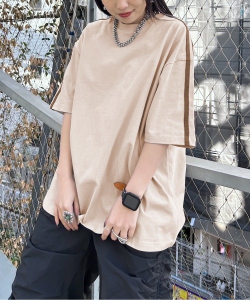 ルイページ ラインスリーブルーズTシャツ（Tシャツ/カットソー）｜PAGEBOY