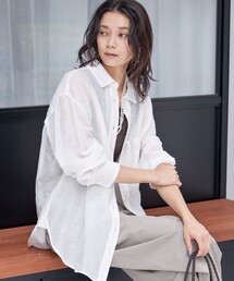 SHIPS | 〈手洗い可能〉IMPERIAL LINEN オーバー シャツ(シャツ/ブラウス)