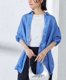 〈手洗い可能〉IMPERIAL LINEN オーバー シャツ