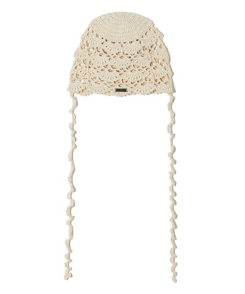 Perverze Scalloped Crochet Headdressニット帽