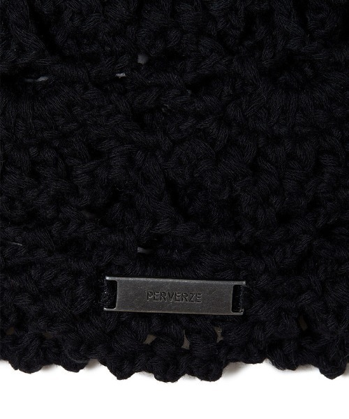 PERVERZE（パーバーズ）の「Scalloped Crochet Headdress（ニット