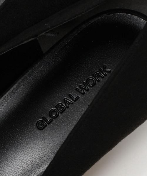 GLOBAL WORK(グローバルワーク)の「らくっションパンプス5cm/MATINEE LINE/103735(パンプス・レディース・ブラック/グレイッシュベージュ・LARGE/MEDIUM)」の7枚目の写真