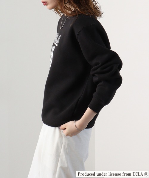 UCLA(ユーシーエルエー)の「UCLA クルーネックスウェット(スウェット・メンズ・グレー/アッシュグレー/ブラック/ベージュ/ネイビー・M/L/XL)」の19枚目の写真