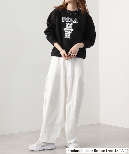 UCLA(ユーシーエルエー)の「UCLA クルーネックスウェット(スウェット・メンズ・グレー/アッシュグレー/ブラック/ベージュ/ネイビー・M/L/XL)」の21枚目の写真