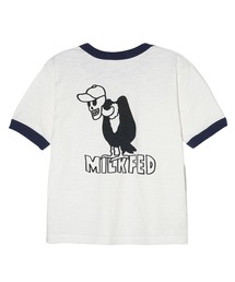 MILKFED. | VULTURE SKULL SLAB COMPACT S/S RINGER TEE(Tシャツ/カットソー)