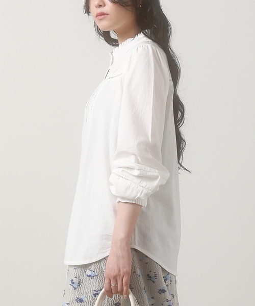 somari imagination（ソマリ イマジネーション）の「『梯子レースブラウス』（シャツ/ブラウス・レディース・イエロー/オフホワイト・1/2）」の21枚目の写真