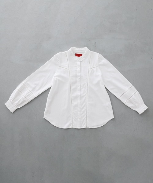 somari imagination（ソマリ イマジネーション）の「『梯子レースブラウス』（シャツ/ブラウス・レディース・イエロー/オフホワイト・1/2）」の15枚目の写真