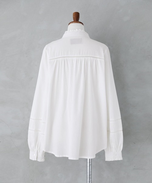 somari imagination（ソマリ イマジネーション）の「『梯子レースブラウス』（シャツ/ブラウス・レディース・イエロー/オフホワイト・1/2）」の6枚目の写真