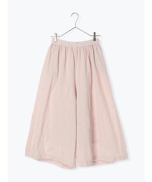 TSUHARU by Samansa Mos2（ツハルバイサマンサモスモス）の「コットンジャカード製品染めハカマパンツ（その他パンツ・レディース・ピンク/キャメル/チャコールグレー・F）」の4枚目の写真