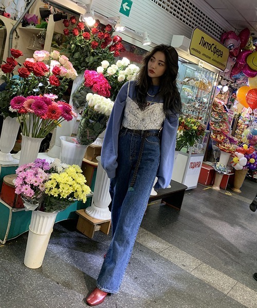 Mayree（メイリー）の「【Mayree】花柄レースキャミ（キャミソール・レディース・ホワイト・FREE）」の3枚目の写真