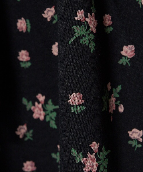 ROOPTOKYO（ループトウキョウ）の「韓国風総柄花柄スウェットパンツ（スウェットパンツ・レディース・ブラック/ホワイト/グレー・M/L）」の7枚目の写真