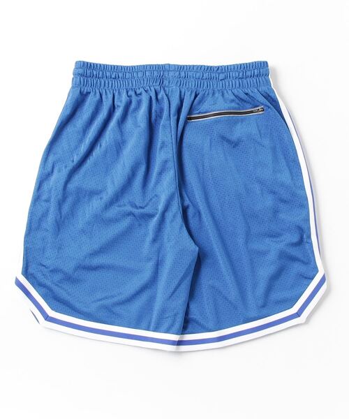 Manhattan Portage（マンハッタンポーテージ）の「【 Manhattan Portage / マンハッタンポーテージ × SPALDING / スポルディング 】コラボレーション メッシュ ショート パンツ 半ズボン 短パン Mesh Shorts SPALDING 24SS-MP-M573 MNF（その他パンツ・メンズ・ブラック/ブルー・M/L）」の4枚目の写真