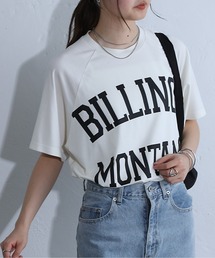 BIGカレッジラグランTシャツ