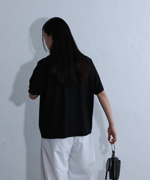 COLONY 2139(コロニートゥーワンスリーナイン)の「BIGカレッジラグランTシャツ(Tシャツ/カットソー・レディース・ホワイト/ブラック・FREE)」の14枚目の写真