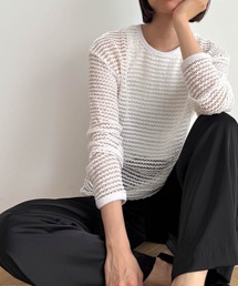 CANAL JEAN | El mar(エルマール) メッシュサマーニット(ニット/セーター)