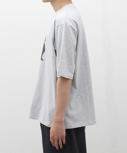 B.C STOCK（ベーセーストック）の「DOG＆CAT ASOORTED Tシャツ（Tシャツ/カットソー・メンズ・オフホワイト/ライトホワイト/ホワイト/ホワイト×ホワイト・LARGE/MEDIUM）」の8枚目の写真