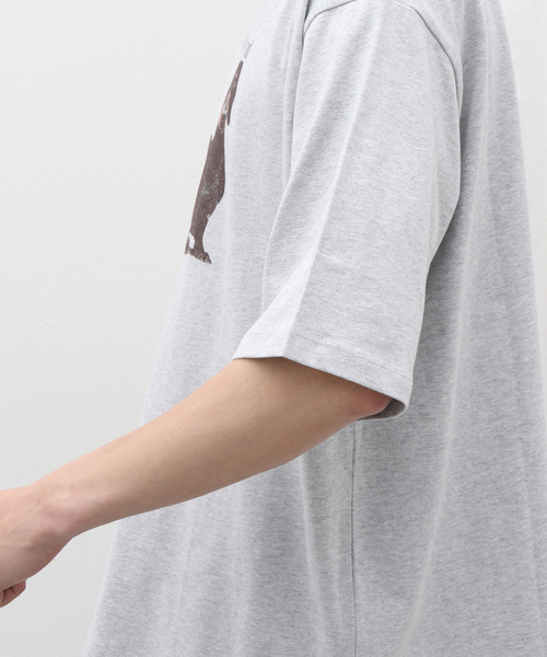 B.C STOCK（ベーセーストック）の「DOG＆CAT ASOORTED Tシャツ（Tシャツ/カットソー・メンズ・オフホワイト/ライトホワイト/ホワイト/ホワイト×ホワイト・LARGE/MEDIUM）」の13枚目の写真