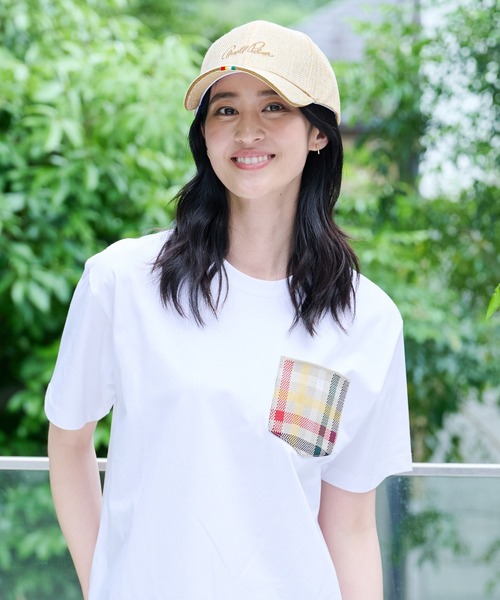 Arnold Palmer（アーノルドパーマー）の「ポリジュート シェア キャップ（キャップ・レディース・ベージュ/ブラック/アイボリー・F）」の3枚目の写真