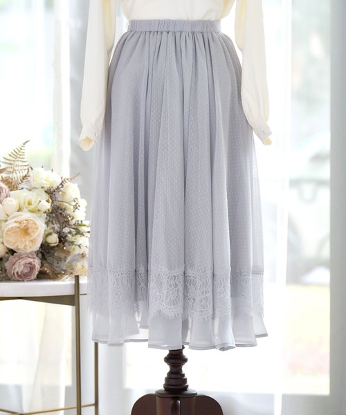 【送料無料/新品】 emiriawiz（エミリアウィズ）の「Lace flower flare dot skirt 小物