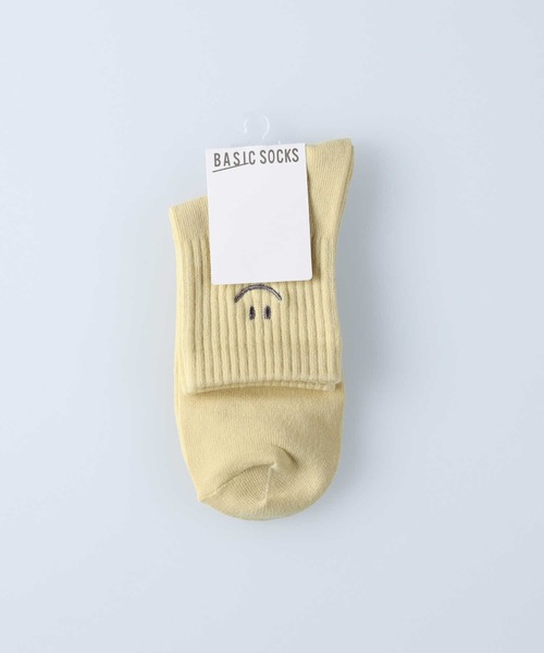 Right-on（ライトオン）の「【BASIC SOCKS】スマイル無地 ソックス（ソックス/靴下・レディース・イエロー/オフホワイト/グレー/ブルー/ブラック・フリー）」の7枚目の写真