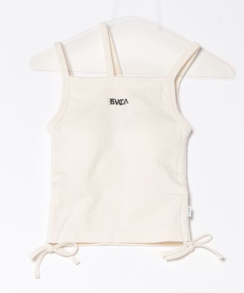 RVCA（ルーカ）の「RVCA レディース BUTTERFLY TANK TOP タンクトップ 【2024年夏モデル】/ルーカ（タンクトップ・レディース・ブラック/ホワイト・SMALL/MEDIUM）」の2枚目の写真