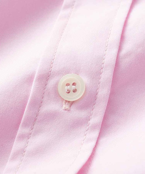 ＴＨＲＥＥ ＦＩＦＴＹ ＳＴＡＮＤＡＲＤ ライトピンクのスタンドカラーのシャツ（シャツ/ブラウス）｜THREE FIFTY STANDARD（スリーフィフティースタンダード）