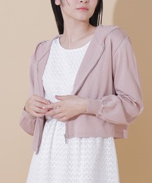 JILL by JILL STUART | ◇UV加工ロゴ刺しゅうニットパーカー(パーカー)