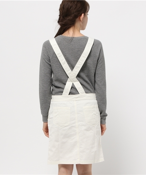 SEVENDAYS=SUNDAY（セブンデイズサンデイ）の「ジャンパースカート（ジャンパースカート・レディース・オフホワイト/チャコールグレー/カモフラージュ/カーキ・LARGE/MEDIUM）」の7枚目の写真