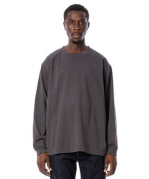 DAILY STANDARD by SANDINISTA（デイリースタンダードバイサンディニスタ）の「Cadet American Cotton Easy Fit L-S Tee / アメリカコットン使用イージフィット長袖Tシャツ（Tシャツ/カットソー）」