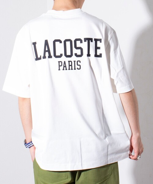 即日発送 LACOSTE ゴジラプリント Tシャツ ホワイト size L(5) 即日発送 LACOSTE ゴジラプリント Tシャツ ホワイト size L(5