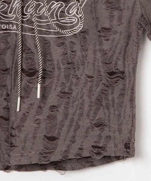 dispark(ディスパーク)の「DISPARK/ヴィンテージフロントレースアップT(Tシャツ/カットソー・レディース・グレー/ブラック・FREE)」の18枚目の写真