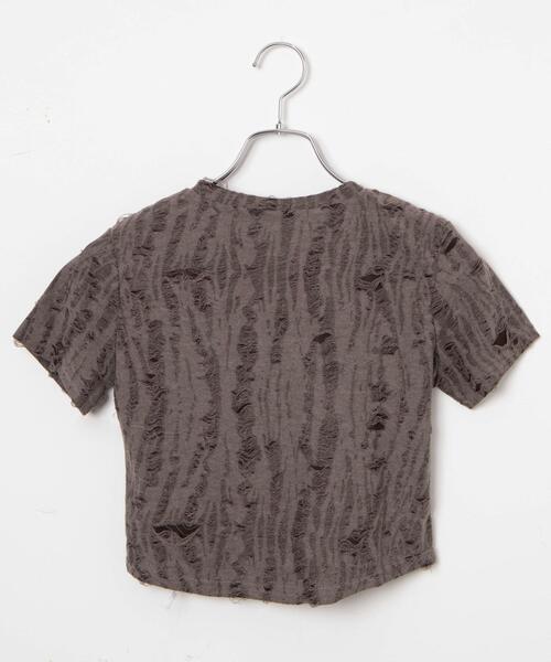 dispark(ディスパーク)の「DISPARK/ヴィンテージフロントレースアップT(Tシャツ/カットソー・レディース・グレー/ブラック・FREE)」の14枚目の写真