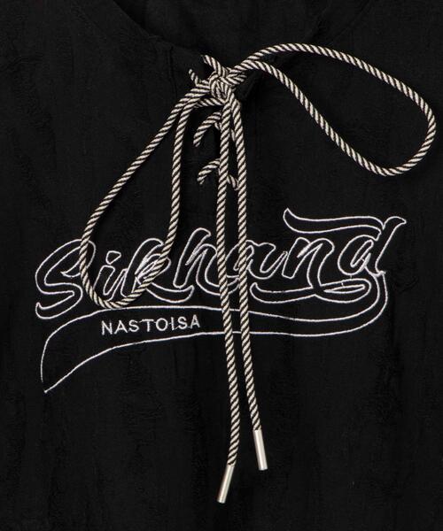 dispark(ディスパーク)の「DISPARK/ヴィンテージフロントレースアップT(Tシャツ/カットソー・レディース・グレー/ブラック・FREE)」の12枚目の写真