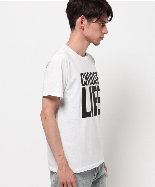 KATHARINE HAMNETT LONDON (キャサリンハムネットロンドン)の「【LAB】 CHOOSE LIFE T / Tシャツ(Tシャツ/カットソー・メンズ・ホワイト/ブラック・M/S/L)」の4枚目の写真