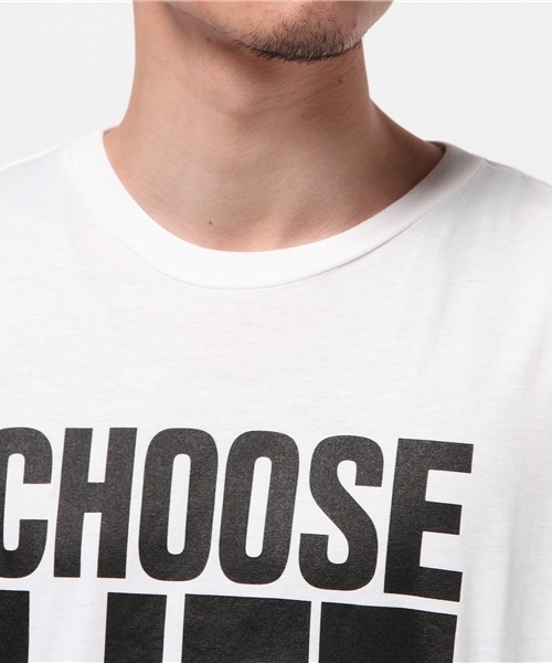 KATHARINE HAMNETT LONDON (キャサリンハムネットロンドン)の「【LAB】 CHOOSE LIFE T / Tシャツ(Tシャツ/カットソー・メンズ・ホワイト/ブラック・M/S/L)」の6枚目の写真