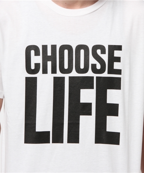 KATHARINE HAMNETT LONDON (キャサリンハムネットロンドン)の「【LAB】 CHOOSE LIFE T / Tシャツ(Tシャツ/カットソー・メンズ・ホワイト/ブラック・M/S/L)」の9枚目の写真