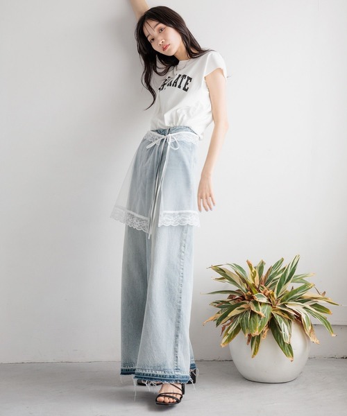 セール】レイヤードレースラップベルト 132605（ベルト）｜LOWRYS FARM