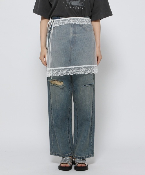 LOWRYS FARM（ローリーズファーム）の「レイヤードレースラップベルト 132605（ベルト・レディース・ブラック/ホワイト・FREE）」の16枚目の写真