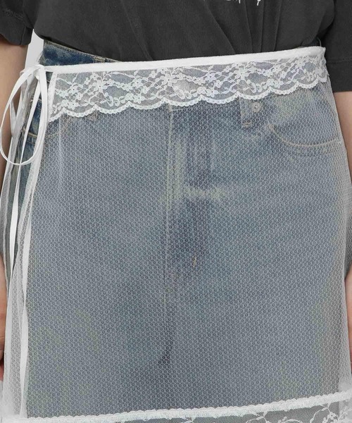 LOWRYS FARM（ローリーズファーム）の「レイヤードレースラップベルト 132605（ベルト・レディース・ブラック/ホワイト・FREE）」の13枚目の写真