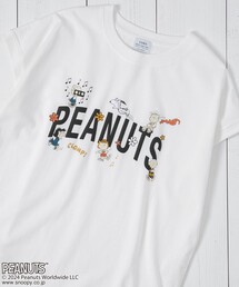 PEANUTS(ピーナッツ)×coen フレンチスリーブプリントTシャツ