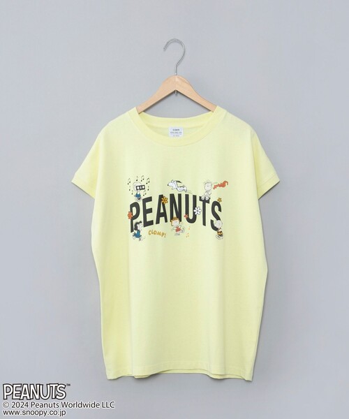 PEANUTS(ピーナッツ)の「PEANUTS(ピーナッツ)×coen フレンチスリーブプリントTシャツ(Tシャツ/カットソー・レディース・オフホワイト/ブラック/イエロー/その他1・M/L)」の22枚目の写真