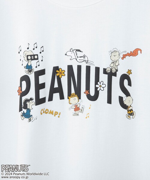 セール】PEANUTS(ピーナッツ)×coen フレンチスリーブプリントT