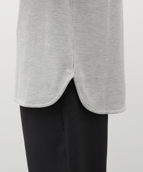 JOURNAL STANDARD relume（ジャーナルスタンダード　レリューム）の「レイヤードサーマル タンクトップ（タンクトップ・メンズ・グレー/ホワイト/チャコールグレー・SMALL/LARGE/MEDIUM）」の13枚目の写真