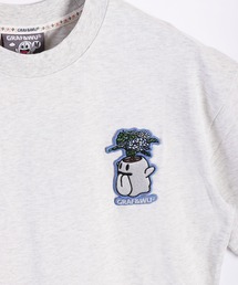 GRAF&WU フラワーポット BOOGHOST ワッペン 半袖Tシャツ