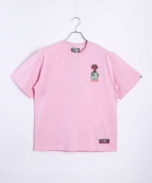GRAF&WU(グラフアンドユー)の「GRAF&WU フラワーポット BOOGHOST ワッペン 半袖Tシャツ(Tシャツ/カットソー・メンズ・チャコールグレー/ブラック/オートミール/ピンク・L/XL/M)」の10枚目の写真