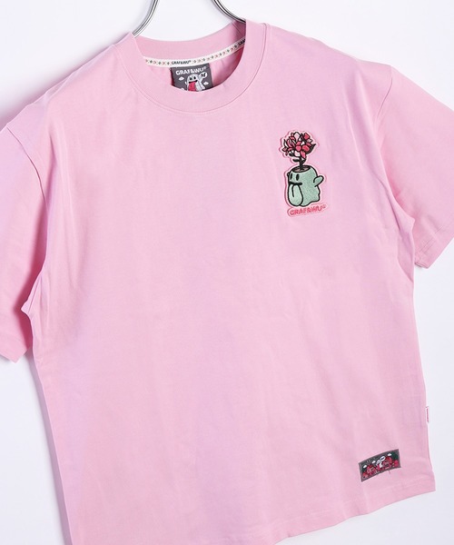 GRAF&WU(グラフアンドユー)の「GRAF&WU フラワーポット BOOGHOST ワッペン 半袖Tシャツ(Tシャツ/カットソー・メンズ・チャコールグレー/ブラック/オートミール/ピンク・L/XL/M)」の12枚目の写真