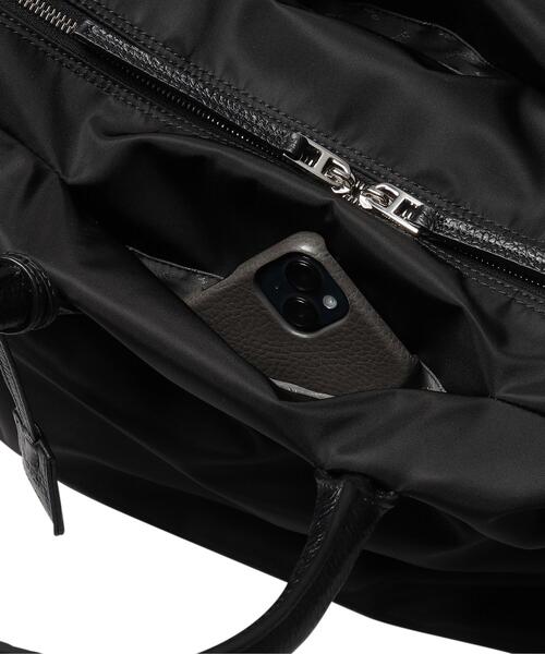 HIROFU(ヒロフ)の「【リカリカ】ナイロン ボストンバッグ L 2WAY(商品番号:P25-39411)(トートバッグ・レディース・ブラック・03)」の14枚目の写真