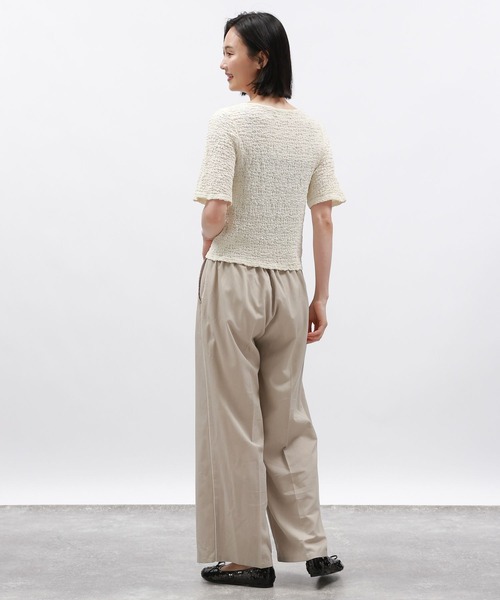 LAKOLE(ラコレ)の「カットジャガードショートカーディガン半袖 / 132259(カーディガン/ボレロ・レディース・ブラック/イエロー/アイボリー・SMALL/MEDIUM)」の22枚目の写真