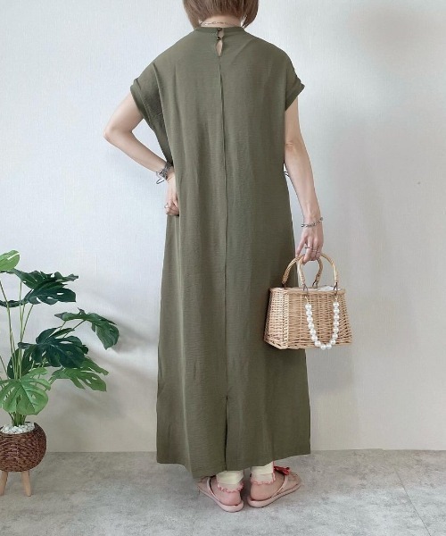 LBC（エルビーシー）の「ワッシャースピンドルリブワンピース（ワンピース・レディース・ブラック/ピンク/ダークオリーブ/ブルー・M）」の10枚目の写真