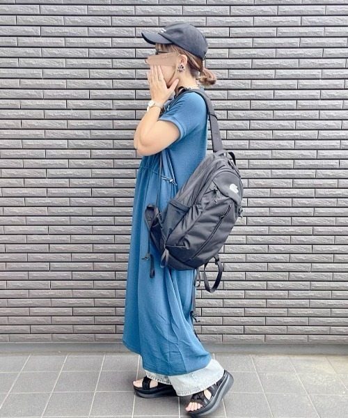 LBC（エルビーシー）の「ワッシャースピンドルリブワンピース（ワンピース・レディース・ブラック/ピンク/ダークオリーブ/ブルー・M）」の13枚目の写真